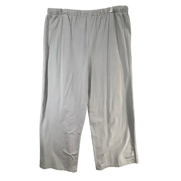 Seed to Style Wide Leg Pants Womens XL Gray Organic Cotton Pockets Slouchy Cozy - Picture 4 of 12